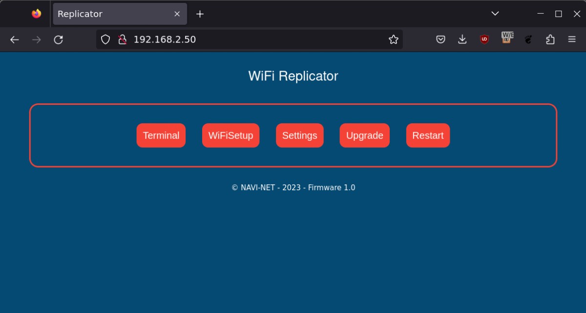 NMEA0183 WiFi Replikator